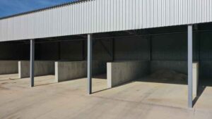 A400 Acetic Acid Resistant Concrete | Dairy Farm Feed Storage